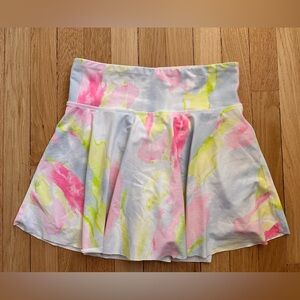 Old navy tie dye style girls tennis skirt size XXL